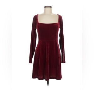 Old Navy Burgundy Velour Dress